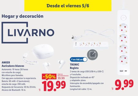 Folleto Lidl Regleta