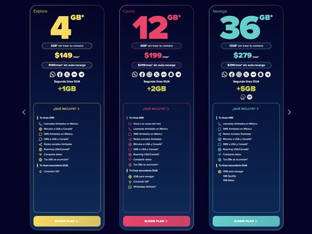 Diri Movil Planes Mensuales Mexico
