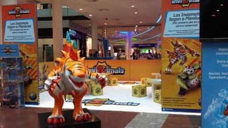 Los Invizimals visitan el centro comercial Plenilunio de Madrid
