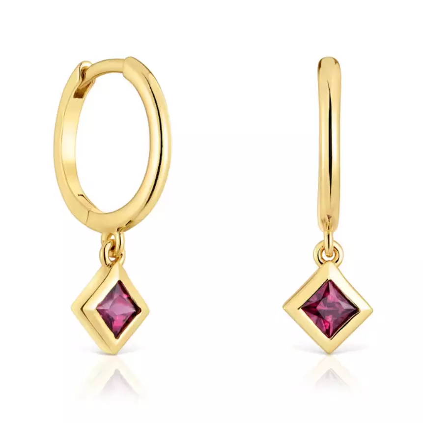 Tous
Pendientes Basic Colors de aro cortos bañados en oro 18 kt sobre plata