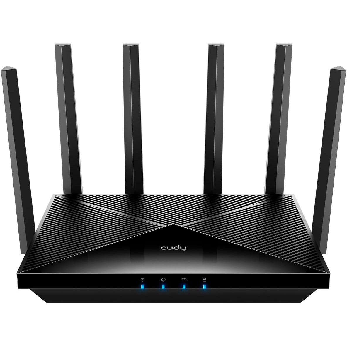 Cudy Router Wi-Fi 7 BE11000 de Triple Banda, 6 transmisiones de 10 Gbps, 4 Puertos de 2.5 G, hasta 11000 Mbps, Servidor y Cliente VPN, aplicación Cudy y Malla, 6 Antenas de Alta Ganancia, WR11000