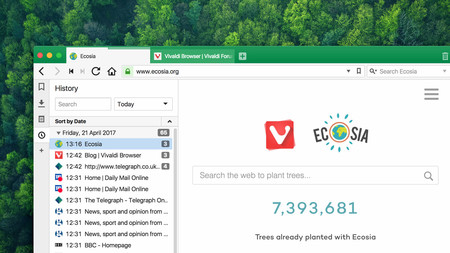 El nuevo Vilvadi 1.9 más privado y seguro, deja organizar extensiones y añade un buscador que planta árboles por ti