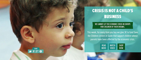 Durante esta semana si compras en Embody Europe, colaboras con los centros infantiles de Save the Chidren