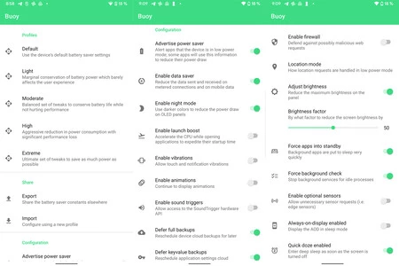 バッテリーを節約する