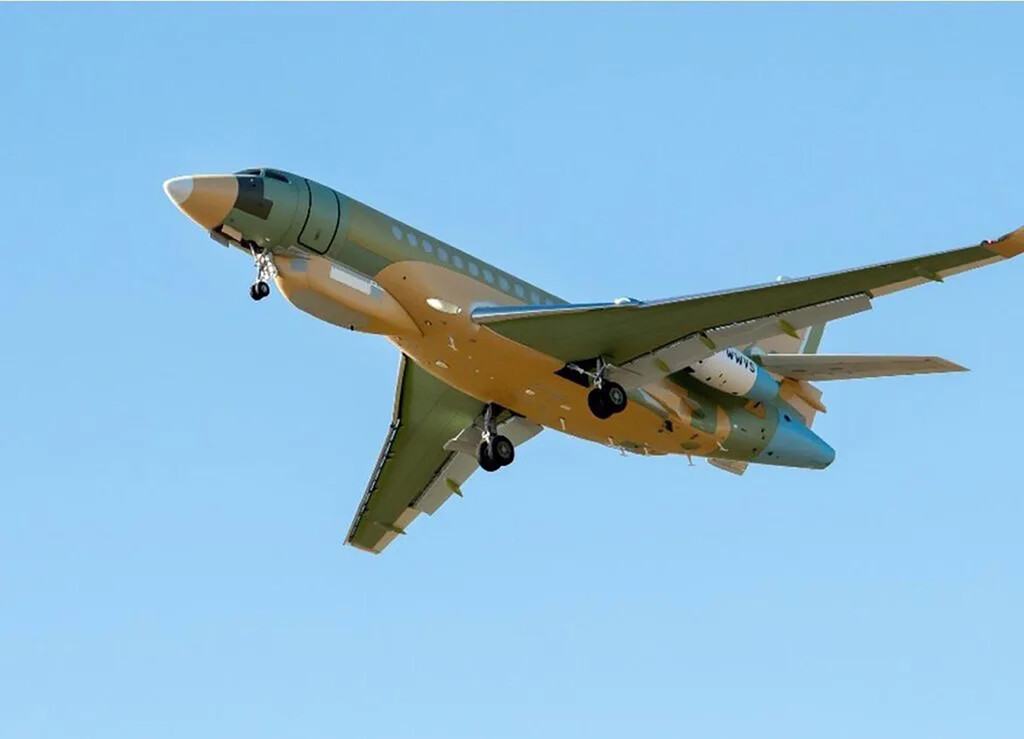 Francia acaba de hacer volar su nueva joya para la guerra electrónica: un avión espía diseñado para interceptar señales 