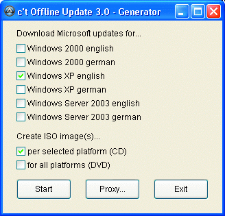 Offline Update, crea tus propios Service Packs