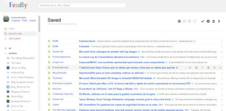 Feedly Reader, transforma Feedly con la apariencia de Google Reader