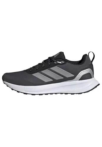 adidas Mujer RUNFALCON 5 TR Running Shoes, Core Black/Silver Metallic/Carbon, 38 EU