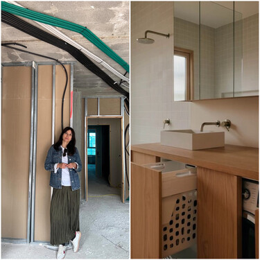 Emma Guillén, arquitecta: "Si tienes poco espacio la lavadora, este modelo te cabe en baños pequeños"