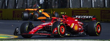 Carlos Sainz se viste de Max Verstappen para reivindicarse en Australia liderando un glorioso doblete de Ferrari