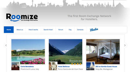 Roomize: red social de hoteleros para intercambiar habitaciones