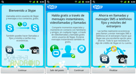 Skype con soporte para videollamadas
