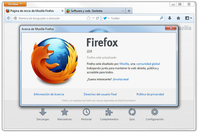 Firefox 22
