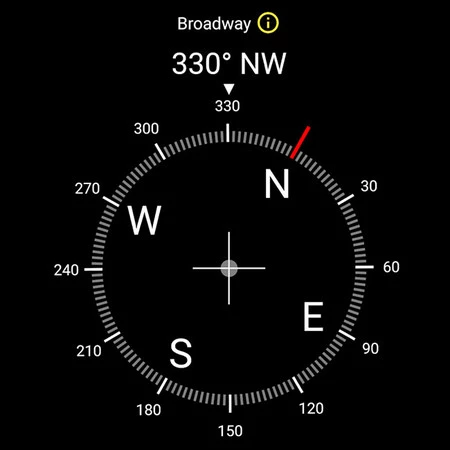 専用アプリの主な利点は、方向を明確かつシンプルな方法で表示できることです。