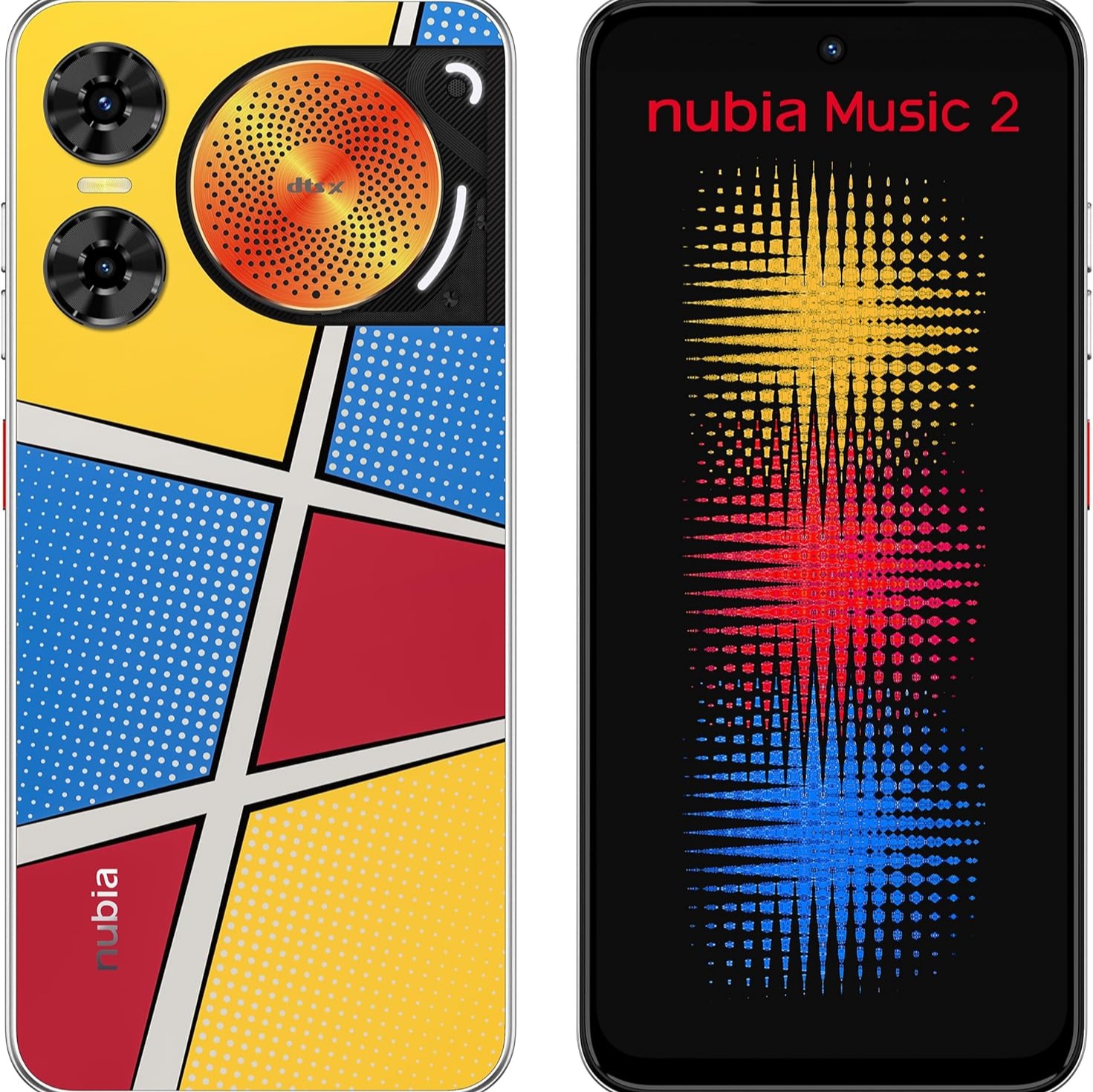 Celular Nubia Music 2 | 4 GB RAM + 4 GB dinámico | 256 GB | Triple bocina estéreo | Android 14
