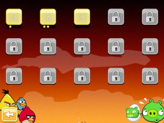angry birds niveles