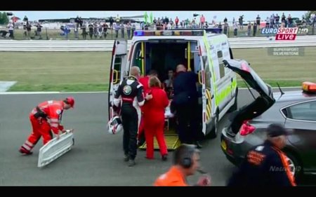 Ambulancia en Silverstone