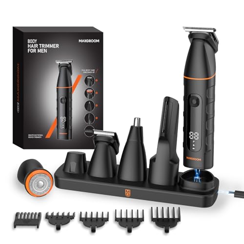 MAXGROOM Afeitadora Corporal Masculina 5 en 1