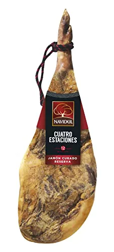 Navidul - Jamón Reserva Cuatro Estaciones + Jamonero + Cuchillo (7,2-8,2Kg)