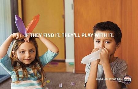 Funny Gun Safety Ad Campaign Evolve Always Lock Up Your Guns 4