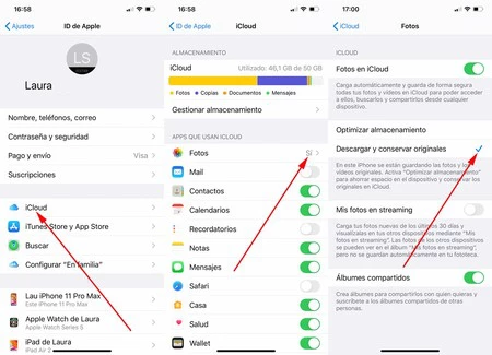 iPhoneの写真を保存する