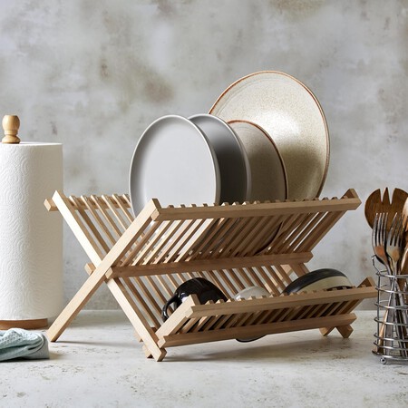 Apollo Escurreplatos de Madera, 40x34x4