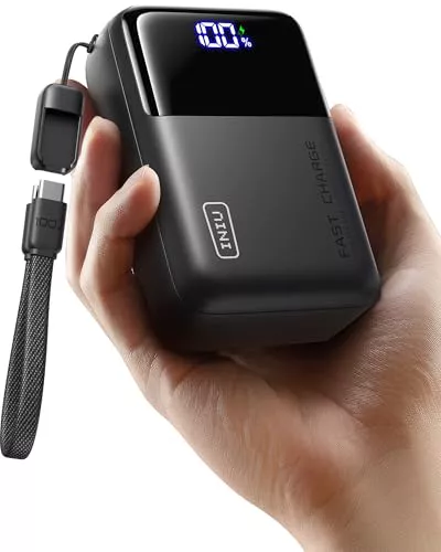 INIU Laptop Power Bank, Pequeño 25000mAh 100W Carga Rapida Batteria Externa
