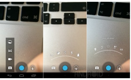 Interfaz cámara Android 4.4