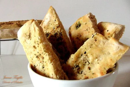 Focaccia picante a la provenzal. Receta