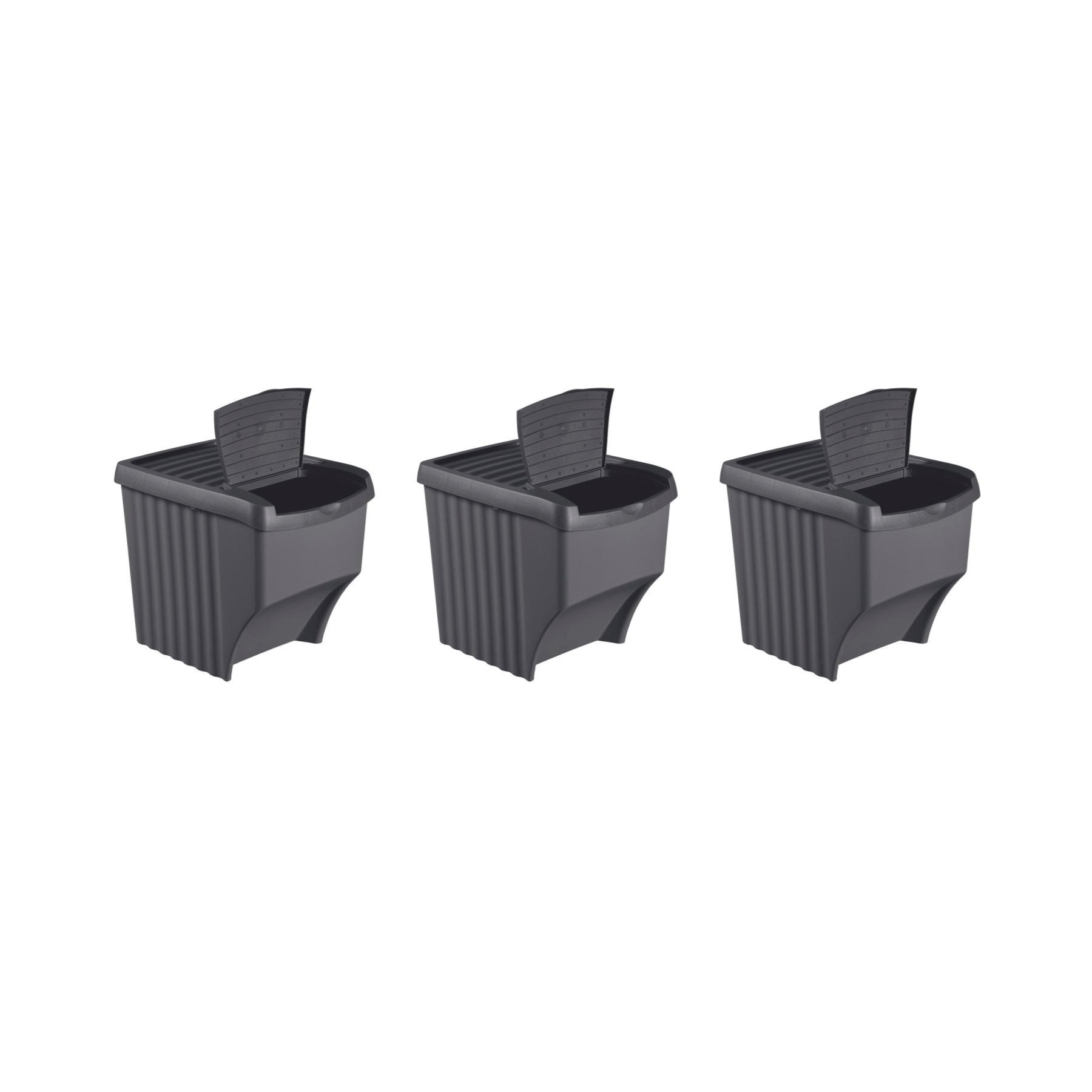Juego de cubos de basura, 3 piezas