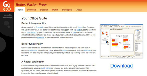 Go-OO: OpenOffice.org reforzado