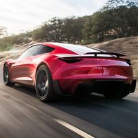 El Tesla Roadster equipará propulsores a gas, similares a los de un cohete, que irán ocultos tras la matrícula