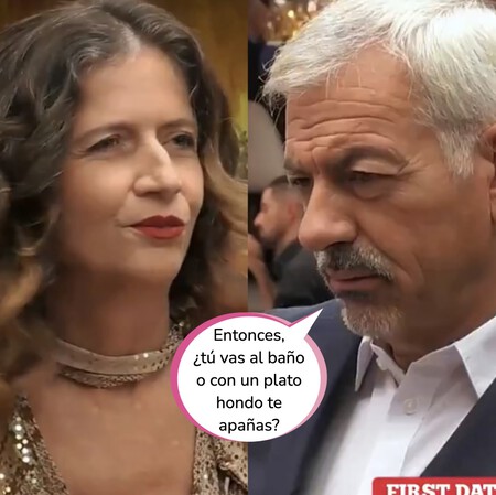 'First Dates' recibe a María, la tía más extraña del planeta: bebe su propia orina y se restriega la cena por el cuerpo