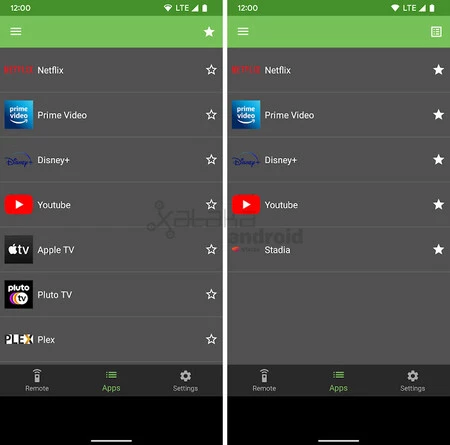 Android TV リモコン