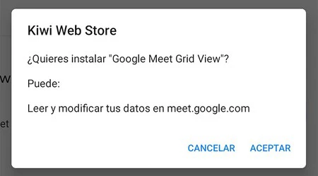 Google Meet のグリッド ビュー