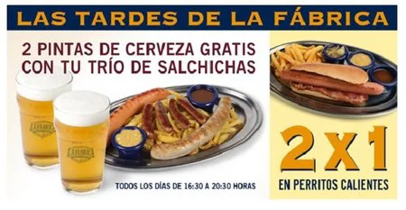 Vuelven los descuentos en La fábrica de la cerveza