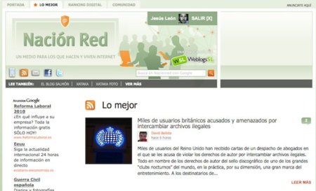 Nuevas funciones en Nación Red: pestaña con "Lo mejor" y más integración con Facebook