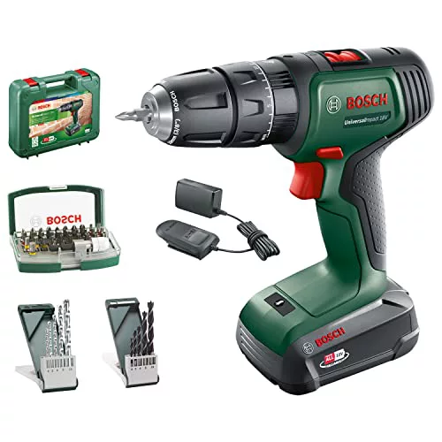 Bosch Martillo taladrador a batería UniversalImpact 18V (1 batería, sistema de 18 V, en Maletín)