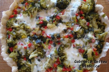 Tarta de brócoli. Receta saludable