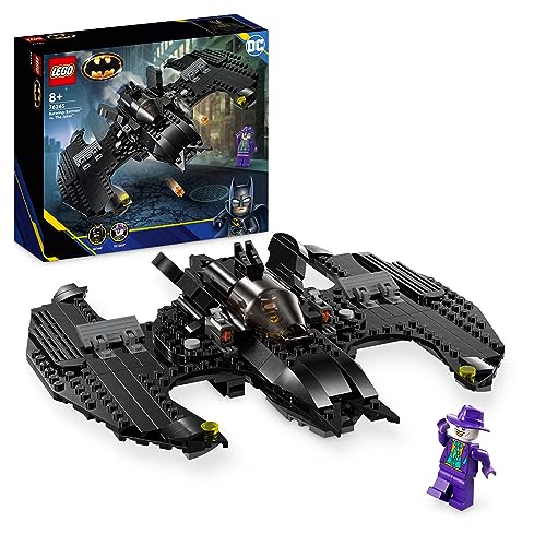 LEGO 76265 DC Batwing: Batman vs. The Joker, Avión Icónico de Juguete de la Película de 1989 con 2 Minifiguras, Juego Clásico de Superhéroes, Idea de Regalo de Cumpleaños para Niños y Niñas