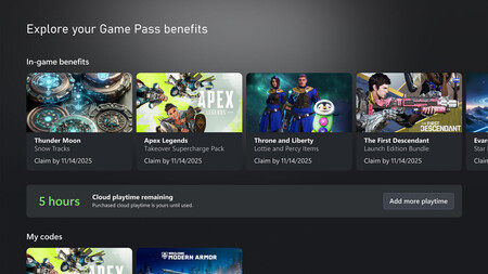 Xbox Cloud Playtime