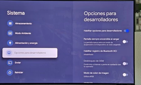 Opciones Para Desarrolladores