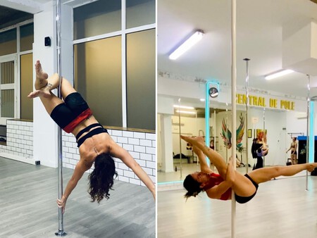 pole dancing entrenamiento en forma
