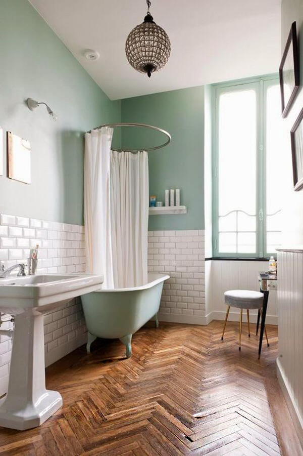 17 ideas para decorar el baño con madera