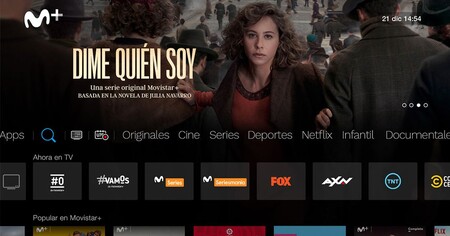 El descodificador 4K de Movistar+ se actualiza rediseñando su interfaz