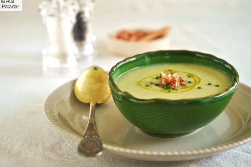 Gazpacho de melón receta de cocina fácil, sencilla y deliciosa