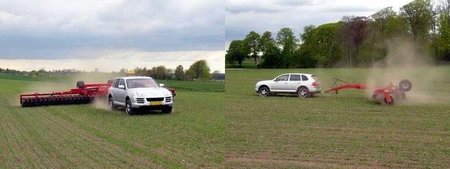 Lo mejor para arar el campo: Porsche Cayenne