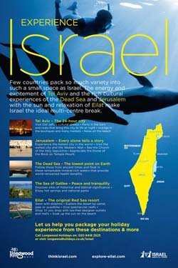 Israel se promociona con lugares que no son suyos