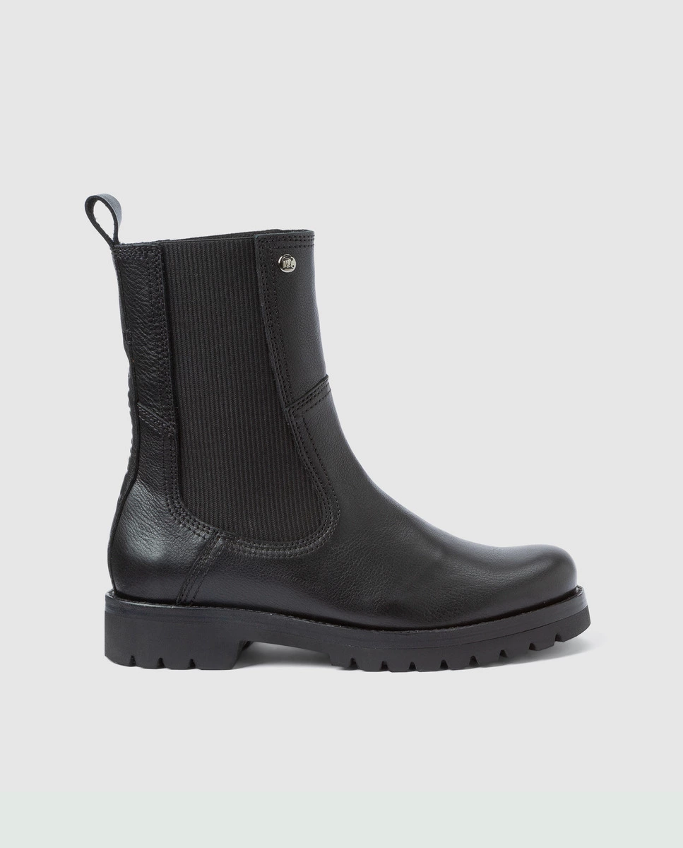 Botas de mujer Panama Jack de piel napa en color negro