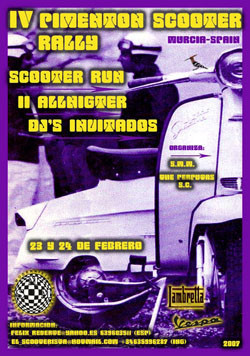 4º Pimentón Scooter Rally, Murcia 23 y 24 de febrero